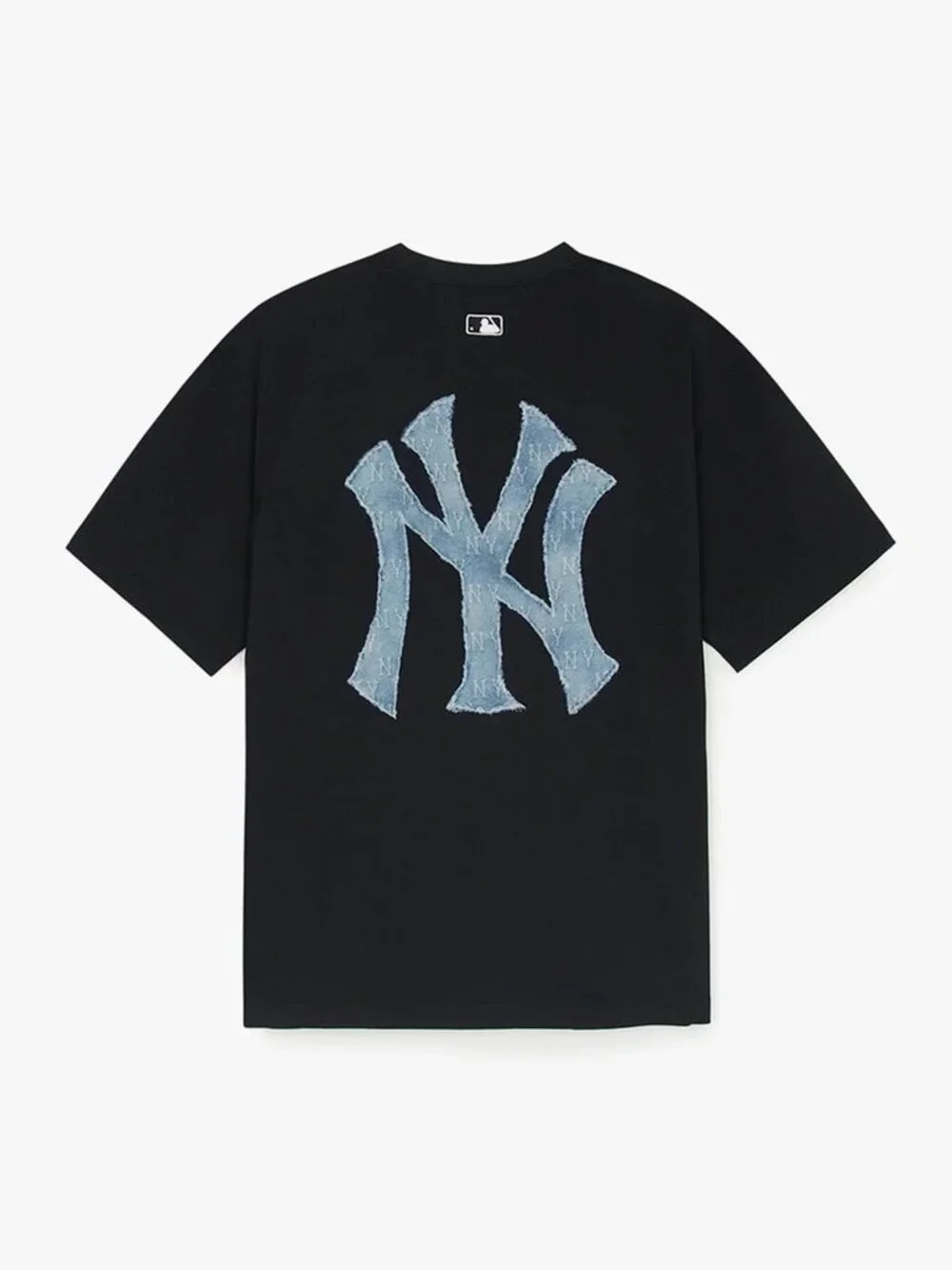 MLB Unisex Short Sleeve T-Shirt | Denim-Like Monogram Big Lux Tee - Picture 3 of 7